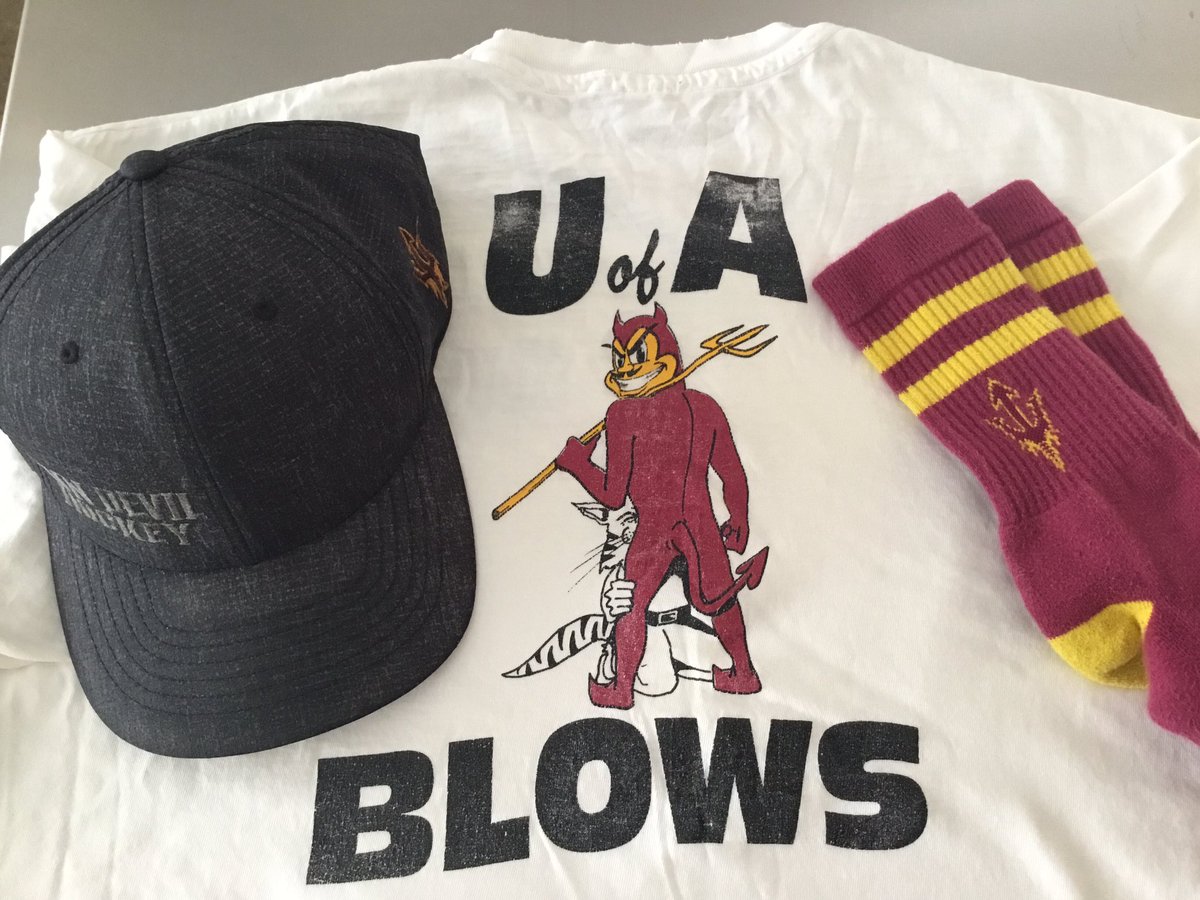 JeffPreston42's tweet photo. .@ASU_Uniformity - there is but one #faniform befitting of this day. Retweet at your own risk 😉#ForksUp #BeatUofEh https://t.co/0lDd9TiWFt