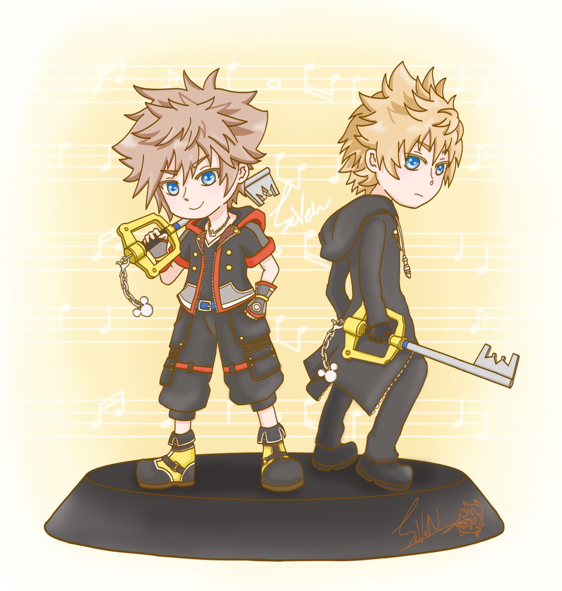 Seven セブン در توییتر キングダムハーツ メロディ オブ メモリー ソラｘロクサス Kingdomhearts Melodyofmemory キングダムハーツ Soroku Rokuso ソラ ロクサス ソラロク ロクソラ