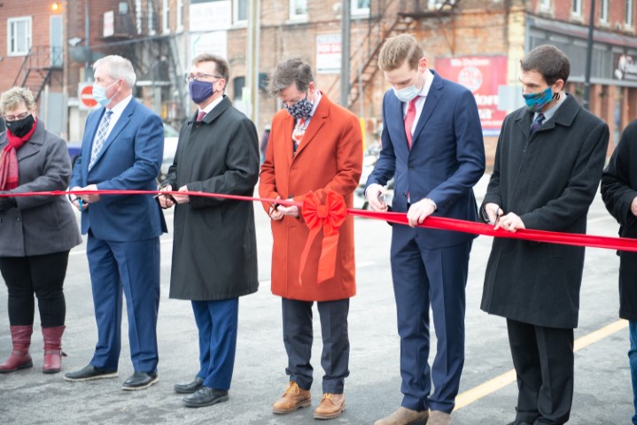 CityOwenSound's tweet photo. ....and on the 11th of December, 2020, the 10th Street Bridge reopened. https://t.co/t3waNZkLNZ