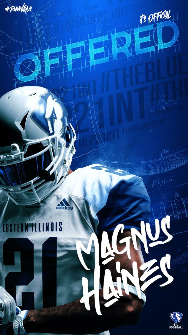 magnushaines's tweet photo. Very blessed and honored to say that I have received my first Division 1 offer from @EIUPantherFB‼️  @Nrenna @CoachTylerW @KornblueKicking @andrewpdavid5 @JFlynnIII @CoachNMoore https://t.co/CDkIR1CS1m
