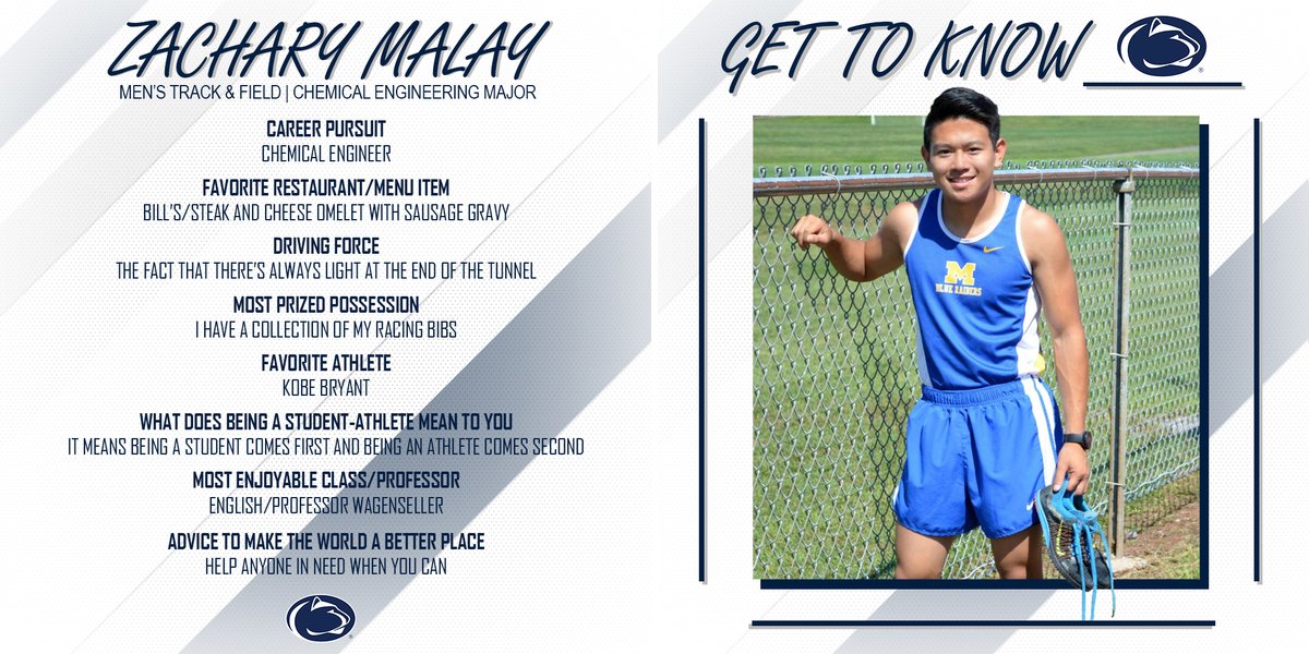 PSHbgAthletics's tweet photo. Let's learn a little bit more about two junior hoops' studs and a T&amp;F newcomer in #pshbgmbb's Zegary Scott, #pshbgwbball's Anna Mahan, and #pshbgtfxc's Zachary Malay! ⛹‍♂️⛹‍♀️🏃‍♂️

#pshbgmbb 🦁
#pshbgwbball 🦁
#pshbgtfxc 🦁
#PrideSpiritHonor 🔵⚪ https://t.co/q49YeXkjDW
