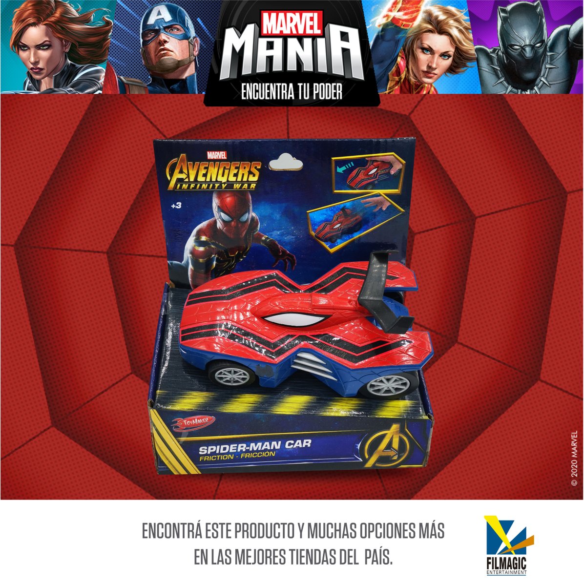 filmagicpy's tweet photo. Marvel te invita a descubrir tu poder con honor, fuerza y valentía, encontrá los productos en las mejores tiendas del país, y en nuestra tienda online: https://t.co/Du4c1RICrK #MarvelManía #EncuentraTuPoder https://t.co/0V194IAwv1