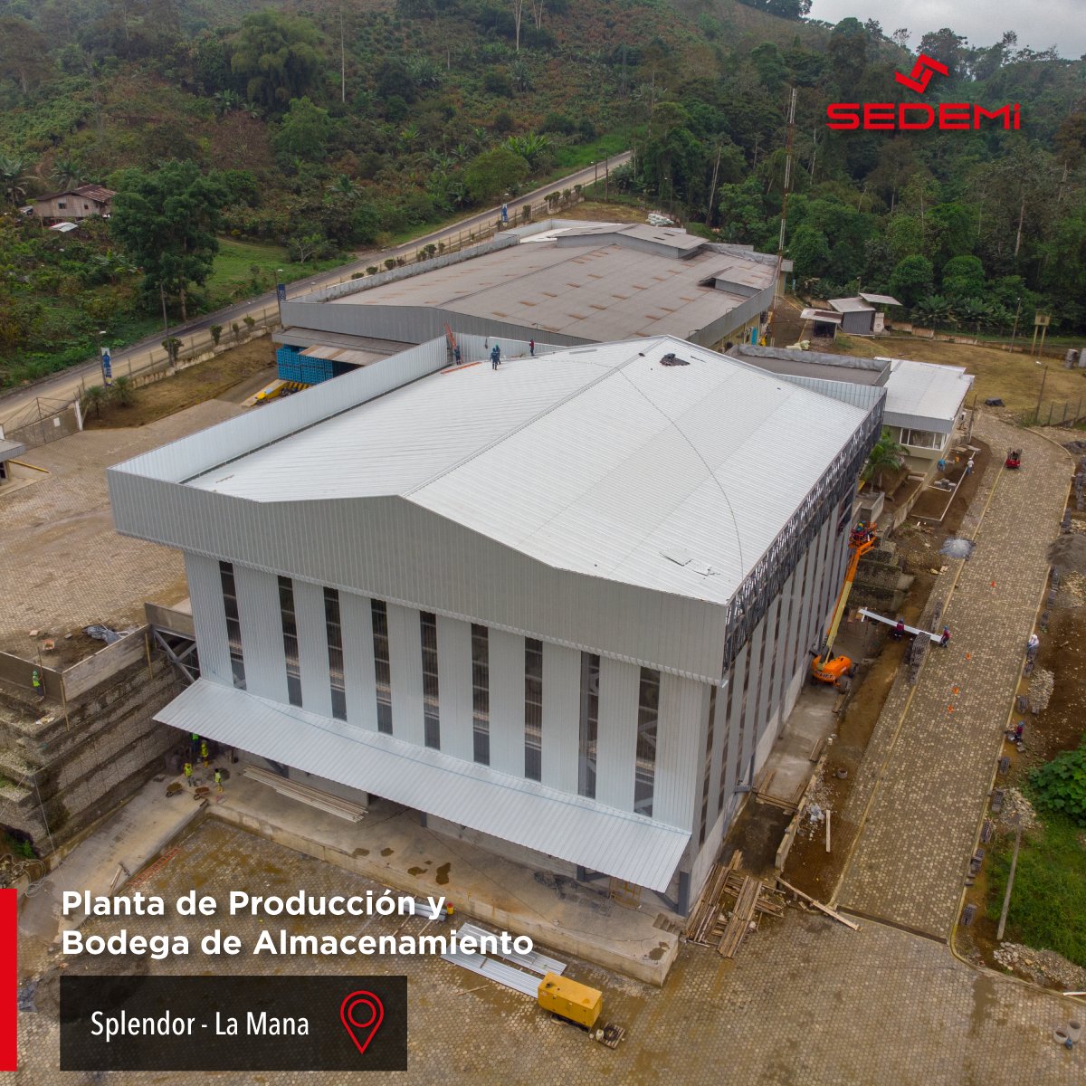 SEDEMIEc's tweet image. Construcción Integral de la Planta de Producción y Bodega de Almacenamiento para la ampliación de la Planta Industrial de Splendor.
Brindamos la mejor solución para nuestros clientes y sus proyectos.
#construcción #industria #estructurametálica #proyectosintegrales