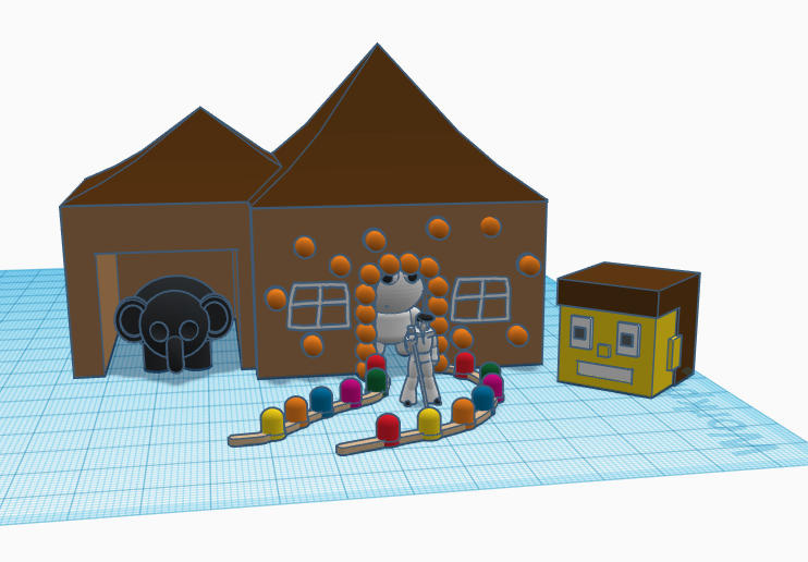 HLtinkercad's tweet photo. The Gingerbread house and the Codeblocks eyes were an amazing combination today! #Christmas2020 #HourOfCode #tinkercad #STEM 

Eyes link: https://t.co/FBZJ591Dvj
Gingerbread link: https://t.co/u5bixql7s1 https://t.co/m2Qpkn1rm1