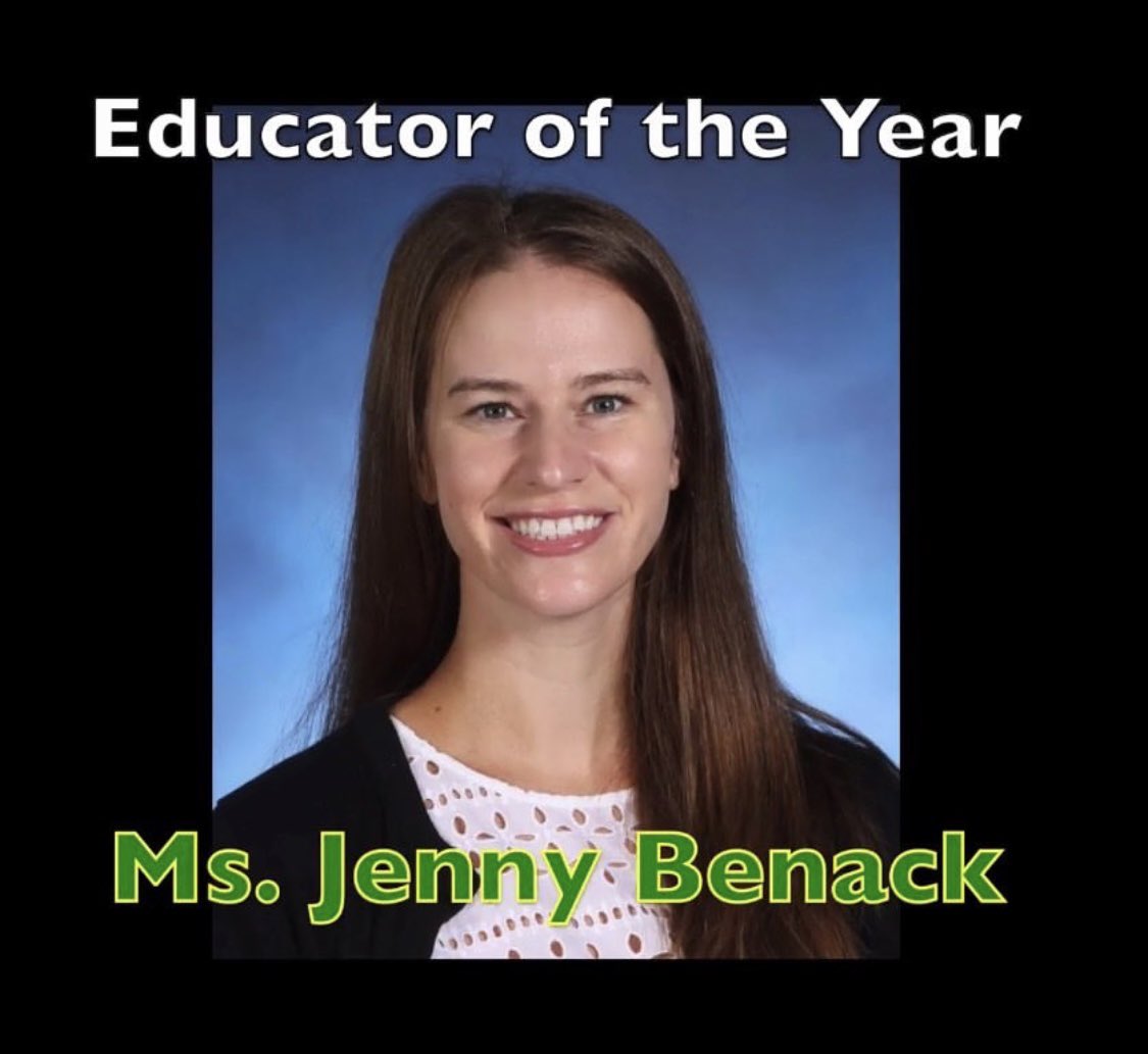 KnollsDECA's tweet photo. Congrats 2 our amazing leader Ms. Benack on being chosen as the 20-21 Educator of the Year! Every member of mk appreciates all your hard work &amp; effort put into helping students succeed; it certainly does not go unnoticed. We could not be more happy for you. You deserve it! 🎉👏 https://t.co/RLgpoTONPU