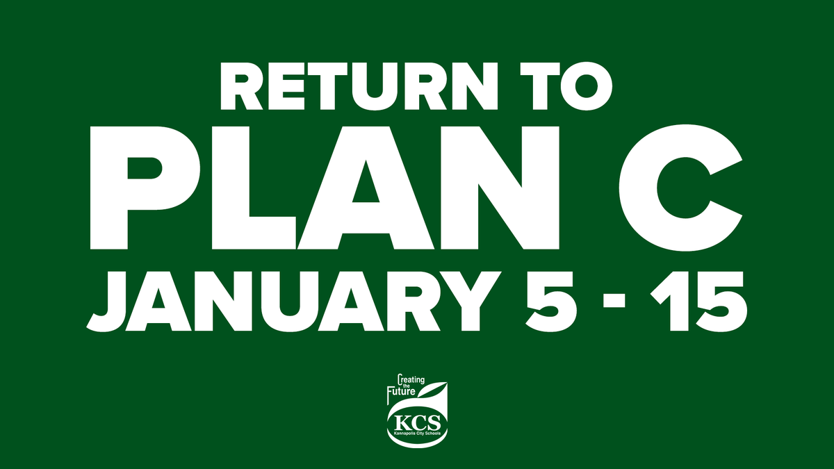 KCS_NC's tweet photo. KCS will move to Plan C Remote-Only Instruction for all students (PK-12) beginning January 5, 2021 through January 15, 2021.  The board will revisit this issue at their January board meeting.

More info➡️ https://t.co/vYfj7KYr4C https://t.co/ZkFcNF1RHz