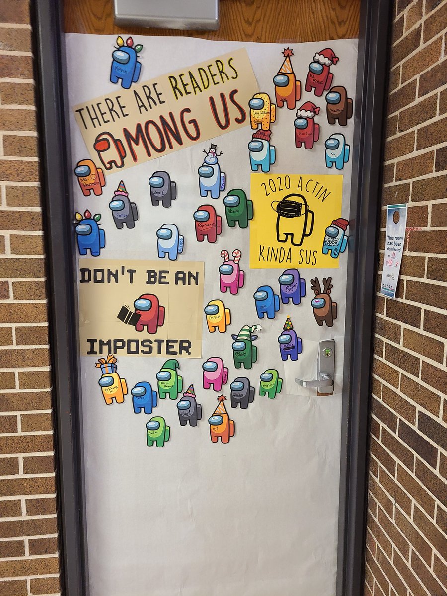 Room 103 for the door decorating contest win! #WeAreBryan