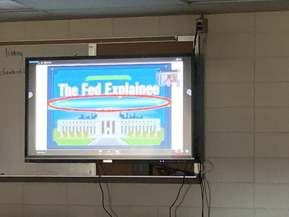 MrsLauraAnglin's tweet image. Finance &amp;amp; Accounting students are zooming with the Federal Reserve Bank of Atlanta today! Thank you for a great virtual tour! @chambers_tech