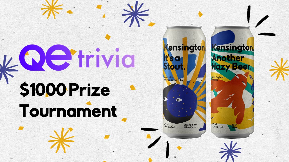 No plans again this weekend? I thought so. 
Luckily, QE Trivia is hosting their winter tournament this Saturday.

Enter the tournament here: eventbrite.com/e/qe-trivia-wi…

#trivia #torontobreweries #CraftBeer #torontotrivia #torontolife #torontobeer #triviateam #pubquiz #pubquiznight