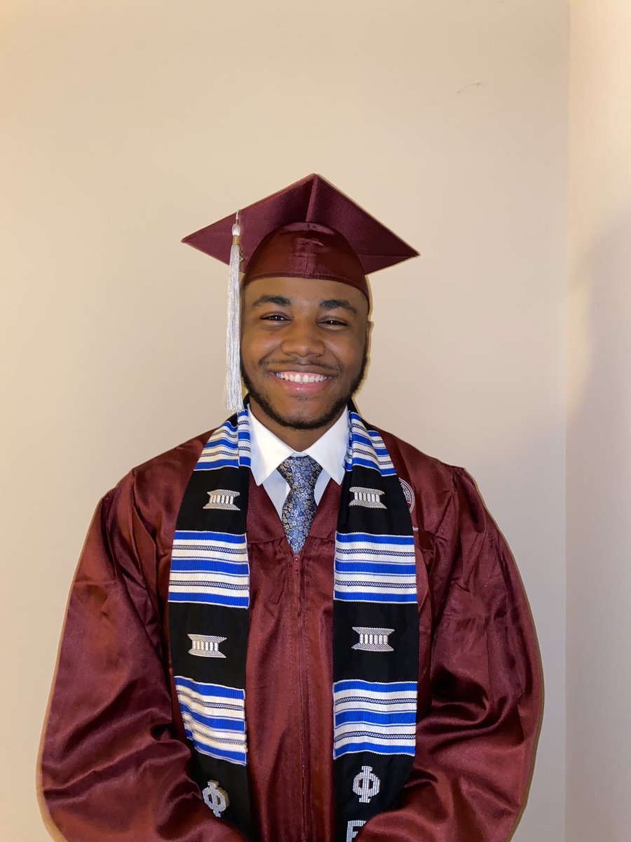 Congratulations to Bro.DAngelo Doctor on graduating with his Bachelors of Science in Biology 🧪 👨‍🎓 📚 #gomab #scholarship