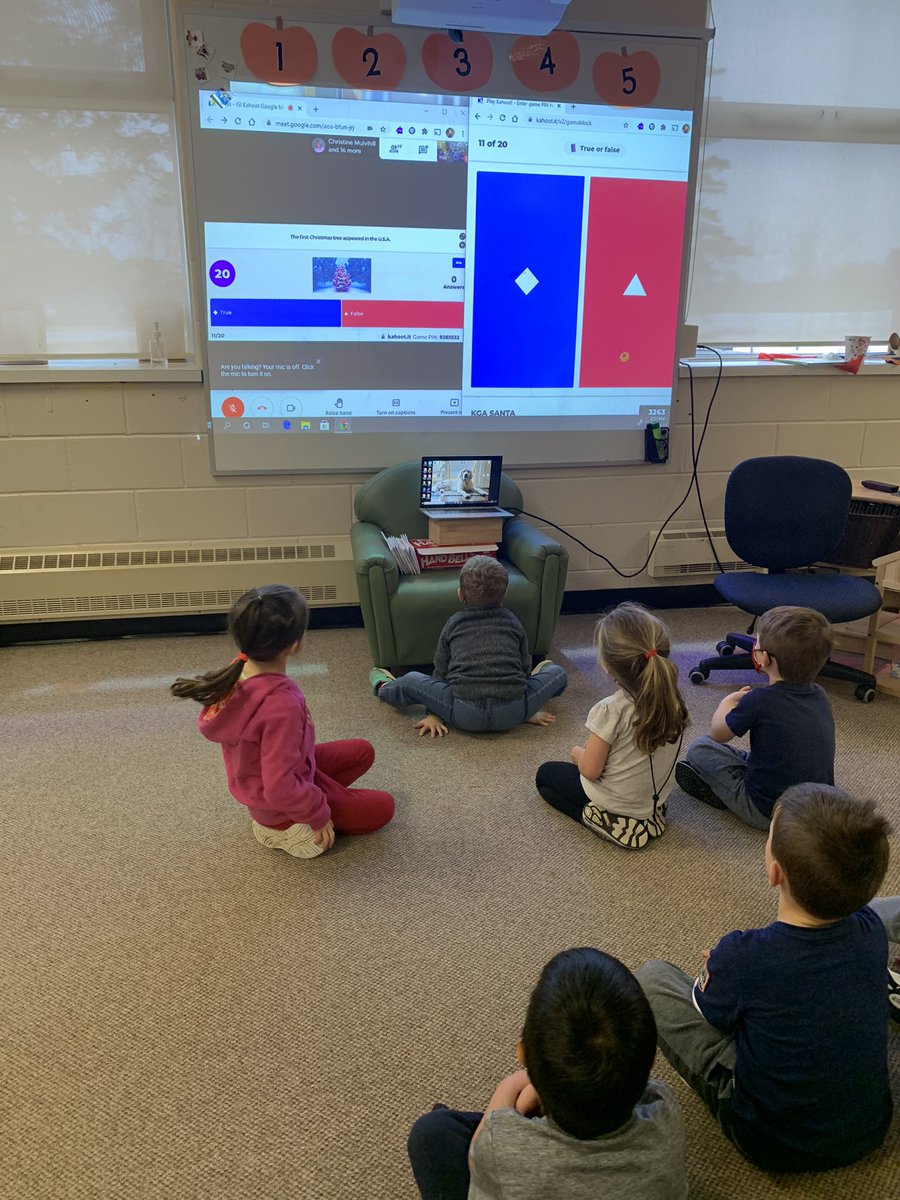 allisapowney's tweet photo. When it’s not safe to gather as a whole school, we are extremely grateful for teachers like Mme Zulys who find creative solutions to bring everyone together. @GetKahoot @StIsidoreOCSB #ocsbBecommunity #ocsbBewell https://t.co/DySViVwQJz