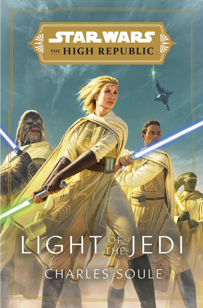 ...they processed and prepared the visual charter and the narrative arcs upstream. With talented concept artists. As for a TV or cinema project. Ambitious. Because the first chapters of Light of the Jedi, the novel written by  @CharlesSoule that opens this new era, fascinated me.