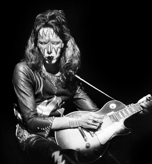 December 11, 1973...Kiss guitarist Ace Frehley was nearly electrocuted during a concert in Florida when he touched a short-circuited light. The guitarist was carried from the stage but returned 10 minutes later to finish the show.    😮