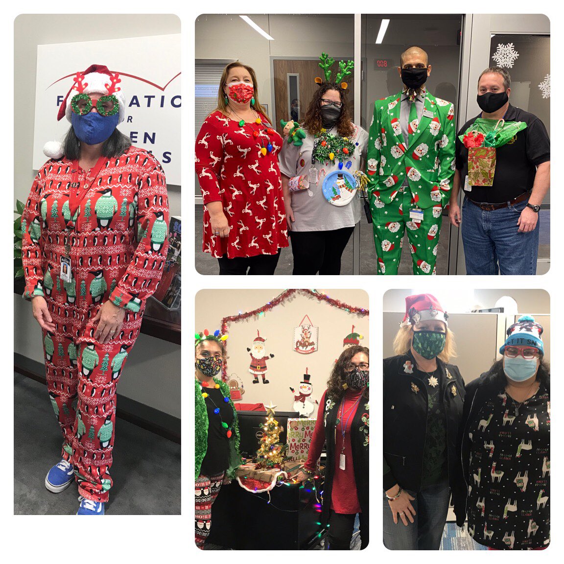 DillardAchieves's tweet photo. Ho ho ho-em-gee! Some folks really got into the spirit. https://t.co/3VvPnbOQFY