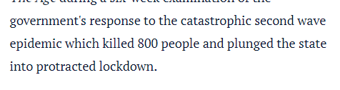 The article makes no mention that the majority of these deaths were in Private, Federally Regulated and Funded Aged Care. This is clear one-sided journalism. This article would have you believe that it is all Dan's fault, which is not true.  #auspol  #ThisIsNotJournalism  #springst