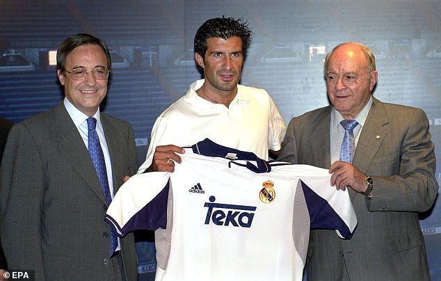Néanmoins, Guti rencontre un autre problème,l'arrivée des Galactiques de Perez et de sa vision de recruter des stars : Figo, Zidane...