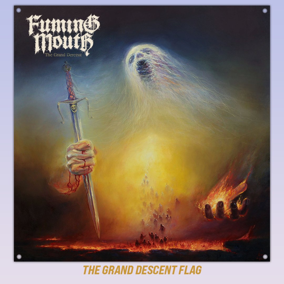 allinmerch's tweet photo. Peep this awesome flag, featuring the album art for @FumingMouth 's The Grand Descent. 4' x 4'!
https://t.co/q9xoTO04mo
.
.
.
#fumingmouth #metal #metalmerch #deathmetal #bandmerch #wallflag #thegranddescent https://t.co/xZxhD5MpEA