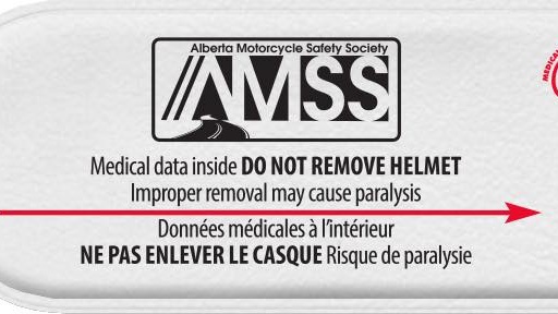 ab_amss's tweet photo. Big shout out to one of our bronze sponsors @MDCLifeSaver Thank you for our great partnership &amp; making a difference with this safety awareness sticker. #ThinkBike @AMAcommunity @ABTransComm @smconnor007 @TruckerDougYEG @TrmptRider https://t.co/odc4hmmFo5