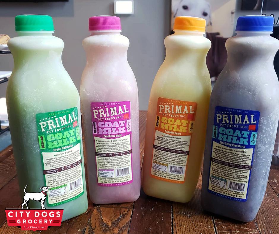 Now your canine crew can get even more benefits from goat milk! Primal Pet Foods has created 4 new formulas for energy and vitality, digestive support, urinary tract support, and antioxidant boost!