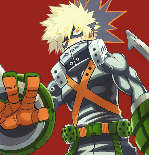 爆豪勝己 冬仕様ヒーロースーツのかっちゃん初落書き アレでかっちゃん描きたくなったので はあとのイラスト