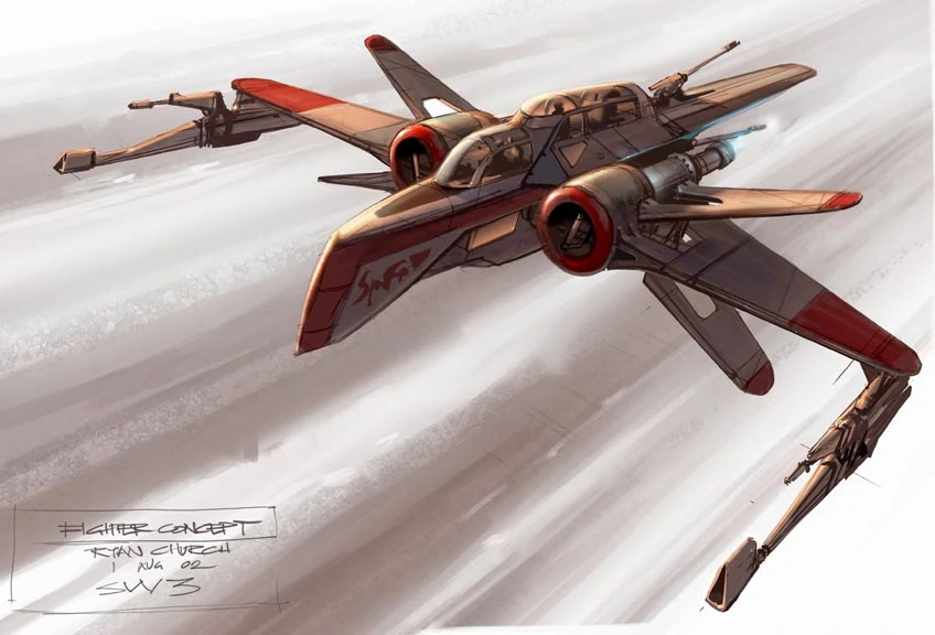 Ryan Church finally designed the ARC-170 starfighter.