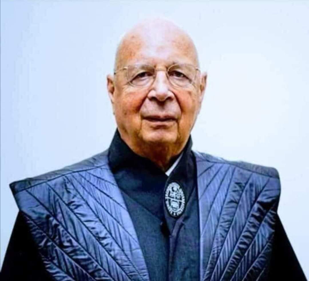 1)Posted by Marie Lgn:This is Klaus Schwab, transhumanist obsessive and founder of the World Economic Forum. His dream is to enslave humanity and blur the lines between human and AI. He wants to redefine "biologically" what it means to be human.