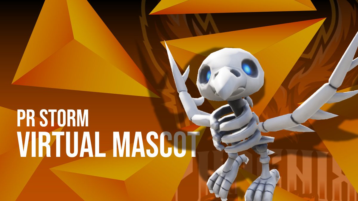 PRgamingGG's tweet photo. Join us in welcoming our brand new VIRTUAL MASCOT! You can go meet him on https://t.co/4qcxkImmZO right now! He will show you his moves and the best from our Overwatch, LoL and Rocket League teams. https://t.co/xYwEARkywV
