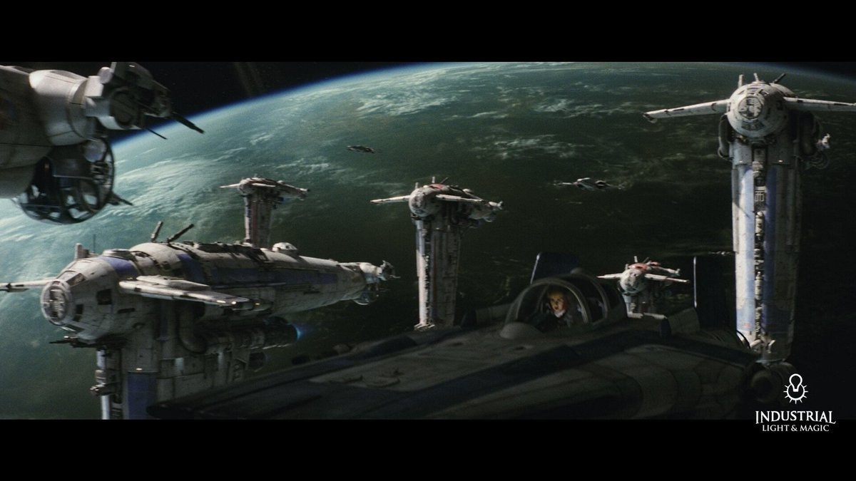 James Clyne then deepened the "T-Wing" (yes, it was named like that on one artwork) idea to get a vertical B-52 close to the B-wing.