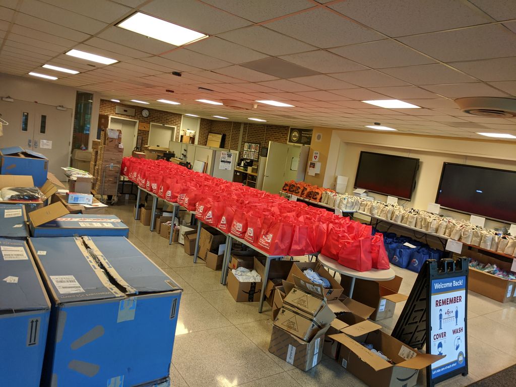 EngageFamCCS's tweet photo. WOW! To all of our partners, volunteers, and donors, thank you. This wouldn't have been possible without you. CCS families, we're all ready for you! Drive through anytime between 11-1 TOMORROW at CHS. We'll see you there!! #CCSSFE https://t.co/TzNBF1du3s