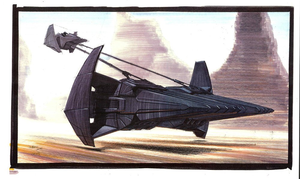 Other John Bell artworks for The Phantom Menace.