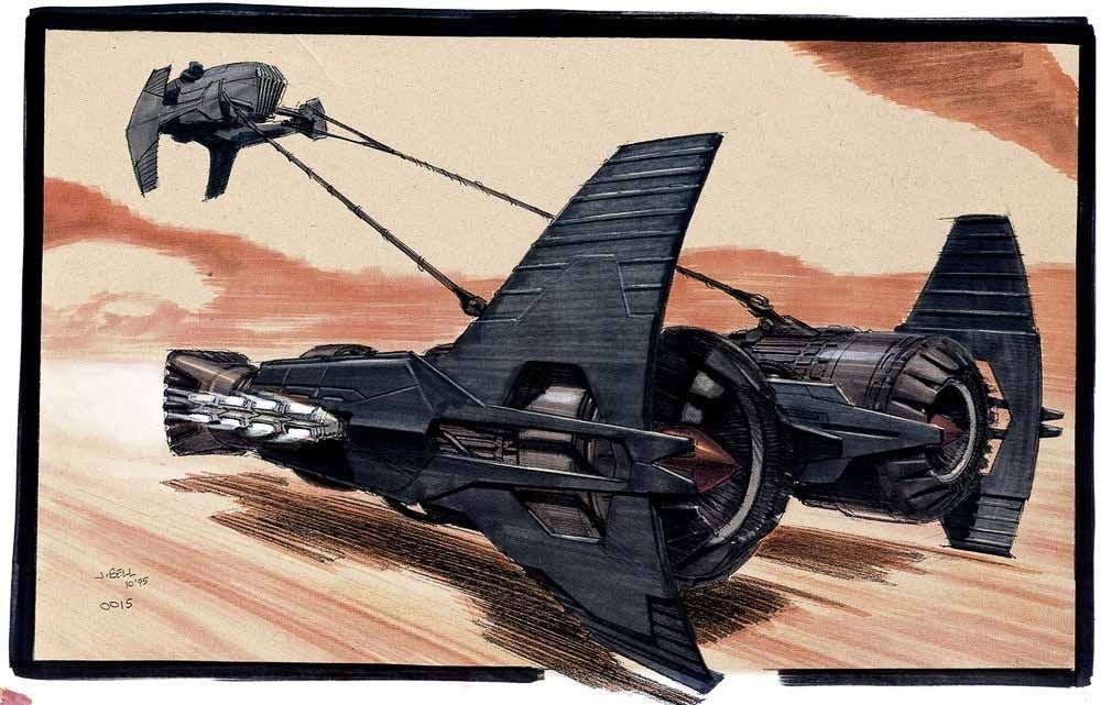 Other John Bell artworks for The Phantom Menace.