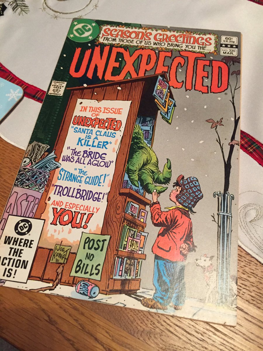 Christmas Comics Day 11 - UNEXPECTED #220 - “Santa Claus Is A Killer”, written by Robin Snyder & Sarah Gregory; art by Ernie Colon