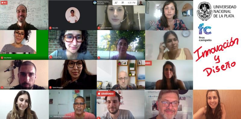 EPMI_FCE_UNLP's tweet photo. Foto final de la clase de Innovación y diseño, dictada por el Profesor Federico Fros Campelo...felicitaciones! https://t.co/83mwWcs5i5