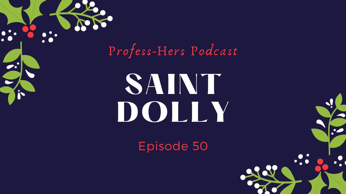 In our 50th episode, we celebrate a woman so talented, kind, sincere, and funny that many people call her “Saint Dolly.” That’s right - it was long past time that we dedicate an episode to singer, actress, philanthropist, and Christmas-enthusiast Dolly Parton. 
#DollyParton