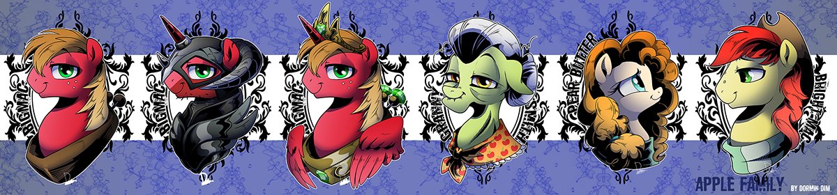 Dormin_DIM's tweet photo. Some more designs for future #ponycons drawn by me!^^
#bigmac #bigmachintock #bigmacmlp #princessbigmac #alicorn #bigmacalicorn #dovahkiin #grannysmith #applefarm #applefamily #รฃpple #apples #pearbutter #brightmac https://t.co/zXh7Rl9kMH