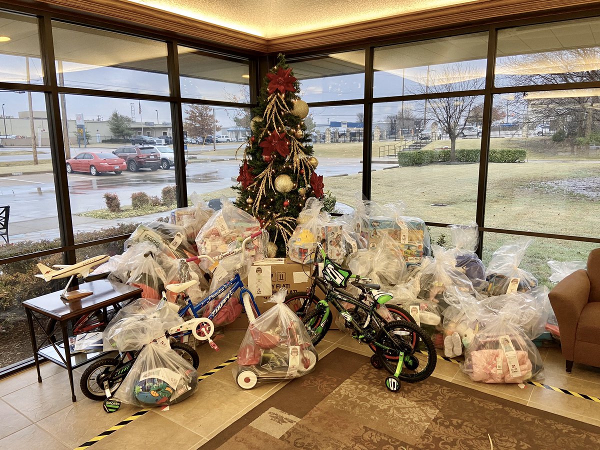 Thank you to our Stakeholders for generously donating gifts for 150 children in need as part of <a href="/SalArmyTulsa/">Tulsa Salvation Army</a> #angeltree program. It’s a #NORDAMFamily tradition. #NORDAMCares #SalvationArmy