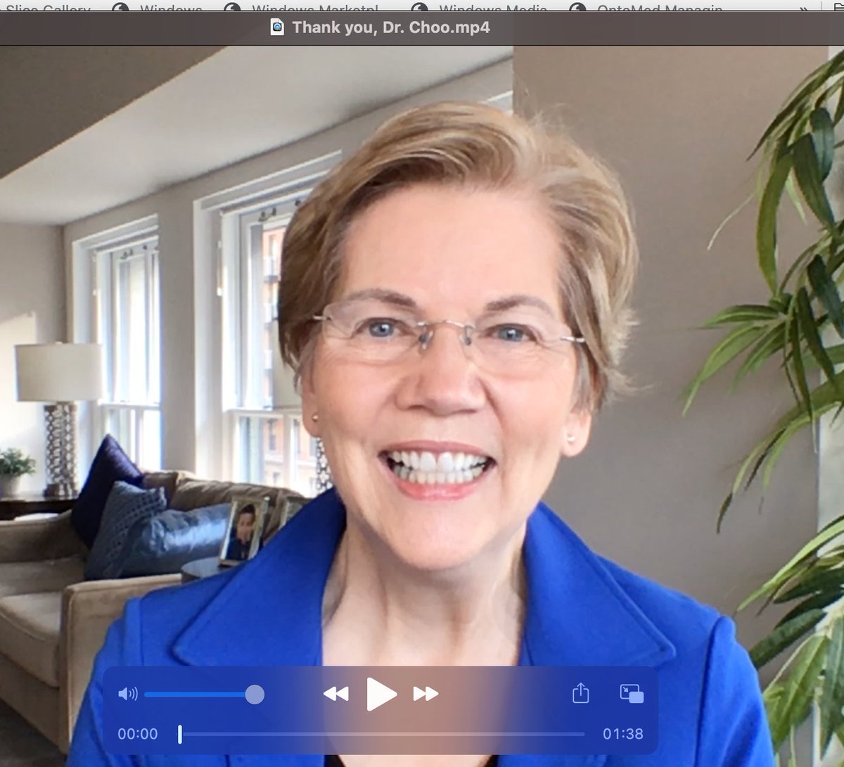 How I was beautifully emotionally ambushed by three medical students and  @ewarren this week: a story.