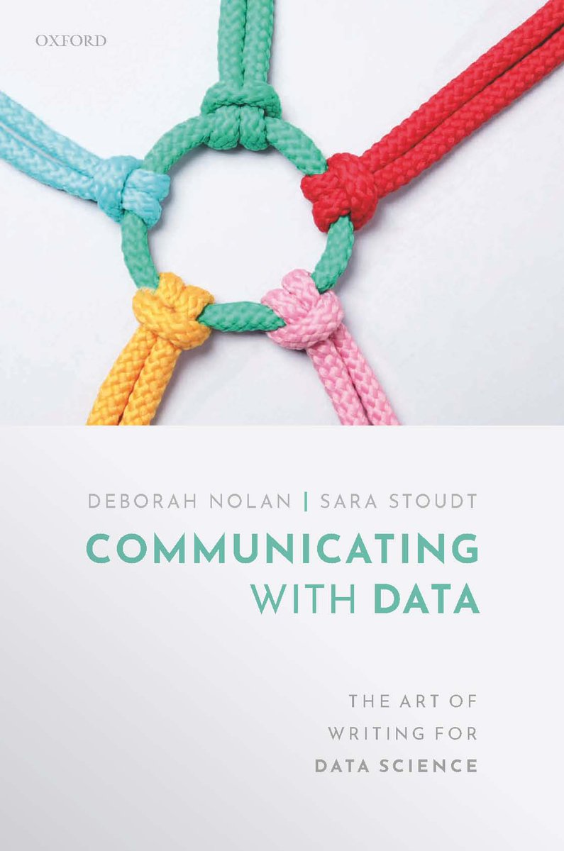 Writing about #DataScience is a challenge. <a href="/DebAtStat/">Deborah Nolan</a> and <a href="/sastoudt/">Sara Stoudt, PhD</a> created a "framework for learning the art of #Statistical storytelling," created a course and even co-authored an upcoming book to support students with their writing. #CalResearch  bit.ly/2IFbw4c