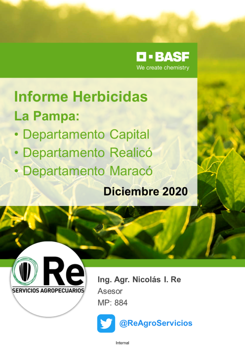 ClaudioSaenz9's tweet photo. Situación Malezas y BQ. Cuarto Informe Asesores Zona Departamentos Capital/Realicó/Maracó La Pampa. Muchas gracias @ReAgroServicios 💪💪
@BASF_Agro_ARG
#BASFinformes
https://t.co/zyKjgvaOsw~! https://t.co/AmjYSd6Z5h