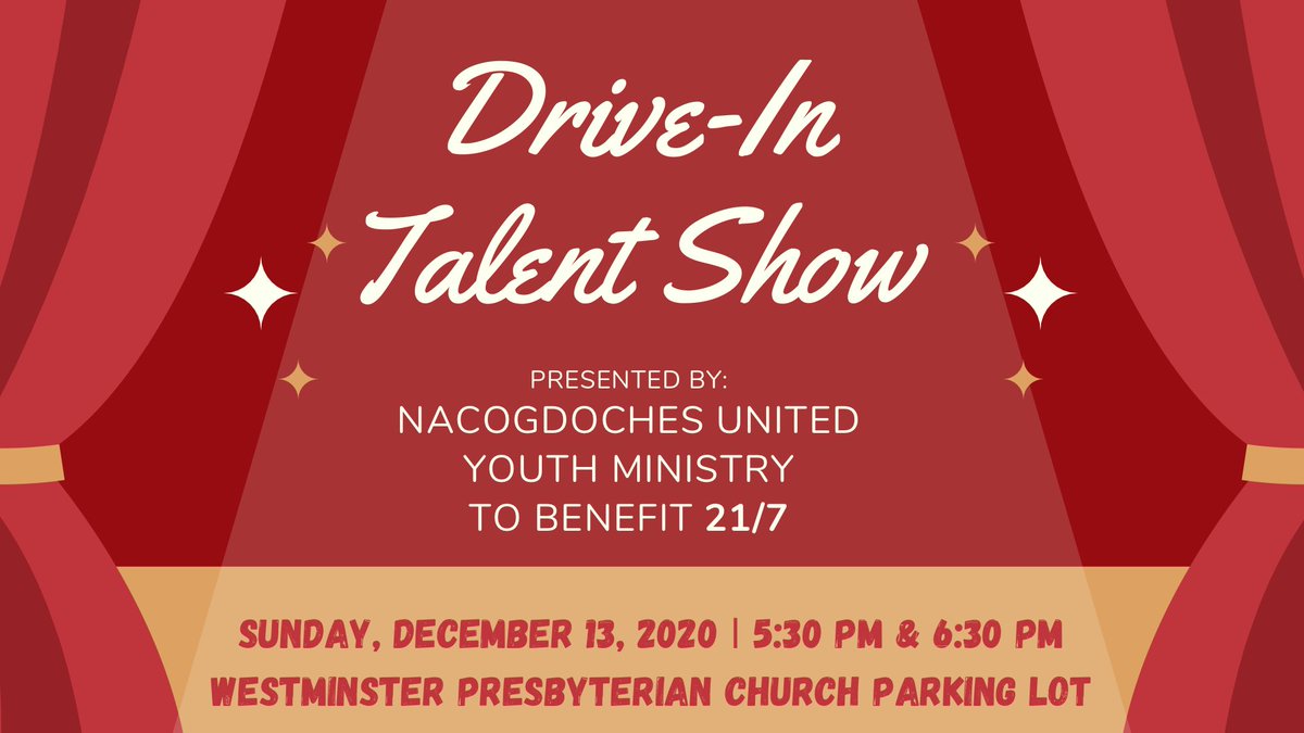 wpcnac's tweet photo. NUYM is hosting a talent show to benefit 21/7 in our community. 

Drive-thru donations are welcome or send a gift to WPC w/ 21/7 in the memo. 

Join us for a safe screening from the comfort of your car. Tune into sound @ 107.1 FM on your car radio. 
 #mission #youth @VisitNac https://t.co/WU9cbr7S2w