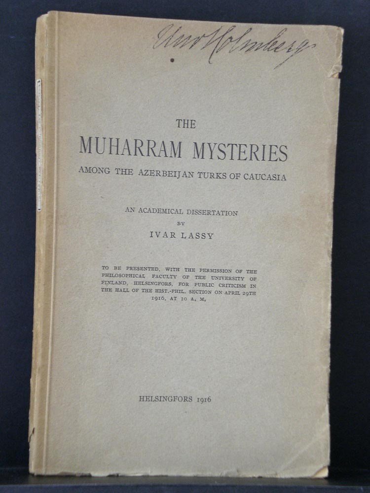 Finnish academician Ivar Lassy, who researched Azerbaijani shiism and published a dissertation in 1916 also stressed that the no intelligent native would use misleading designation as "Persian", still in order to avoid confusion, uses more known term "Tartar".