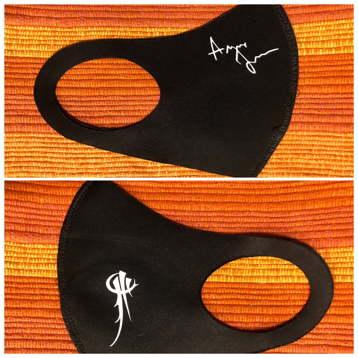 Masks are finally ready , washable with 2 protection filters  🦠
to order please go on my Patreon page , or message me @ fb or Instagram 😷 ps: worldwide shipping 🙌 #myrath #anisjouini #patreon
