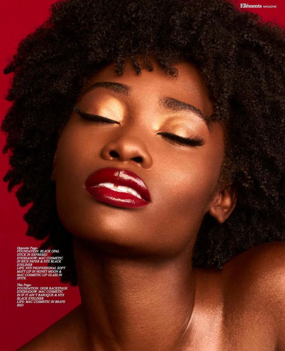 BlackOpalBeauty's tweet photo. This flawless face was beat using our Skin Perfecting #StickFoundation in Espresso for the November issue of @ellementsmagazine 🖤✨ #Beautyunder20dollars
Model: @dxdubbz
Photo: @kofimorganphoto
#BLKOPL #BeautyisREAL
#BLKBeautyMovement
#SupportBlackBusinesses https://t.co/pUXY87XGHF