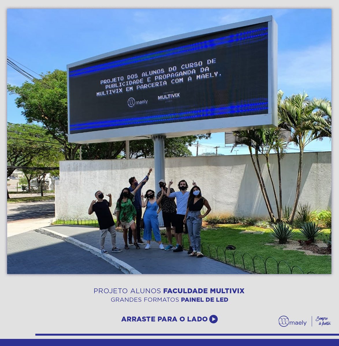 maelyooh's tweet photo. Hoje é dia da propaganda e no projeto que temos em parceria com a @faculdade_multivix a turma de Publicidade e Propaganda deu um show de talento criando peças para homenagear a data. 

Parabéns, galera! 👏
Muito sucesso para vocês 💙 https://t.co/YQZ2P8SFAh