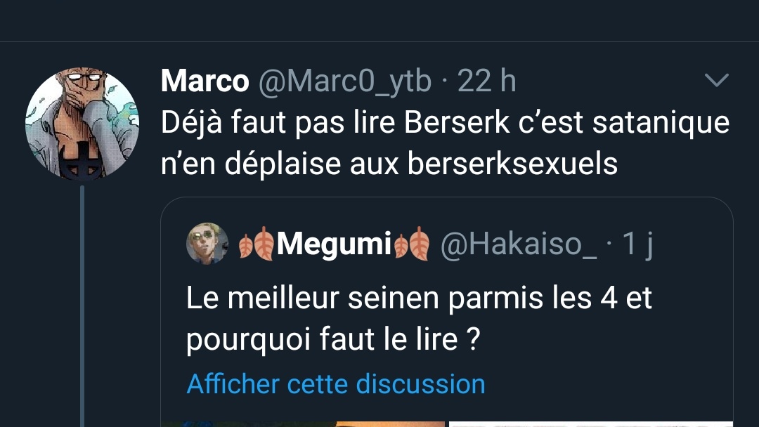 Déjà qu'est-ce que le Satanisme ? Le Satanisme est un courant religieux vénérant Satan l'idée du mal, le diable. Berserk regorgeant de passages sombre et malsains et de qq orgies Sataniques, les détracteurs utilisent ces passages pour confirmer que Miura en fait la promotion