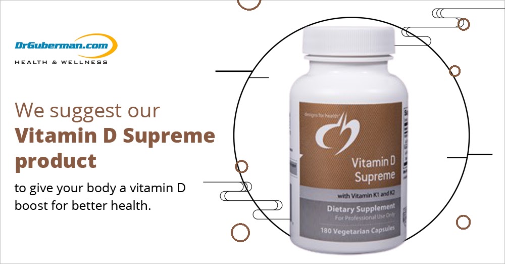 DrGuberman's tweet photo. With more people spending time indoors, it can be a challenge to get the natural #VitaminD from sun exposure. We suggest our Vitamin D Supreme product to give your body a vitamin D boost for better health. https://t.co/uDc3iaelm0 https://t.co/UjrjiIFx6M