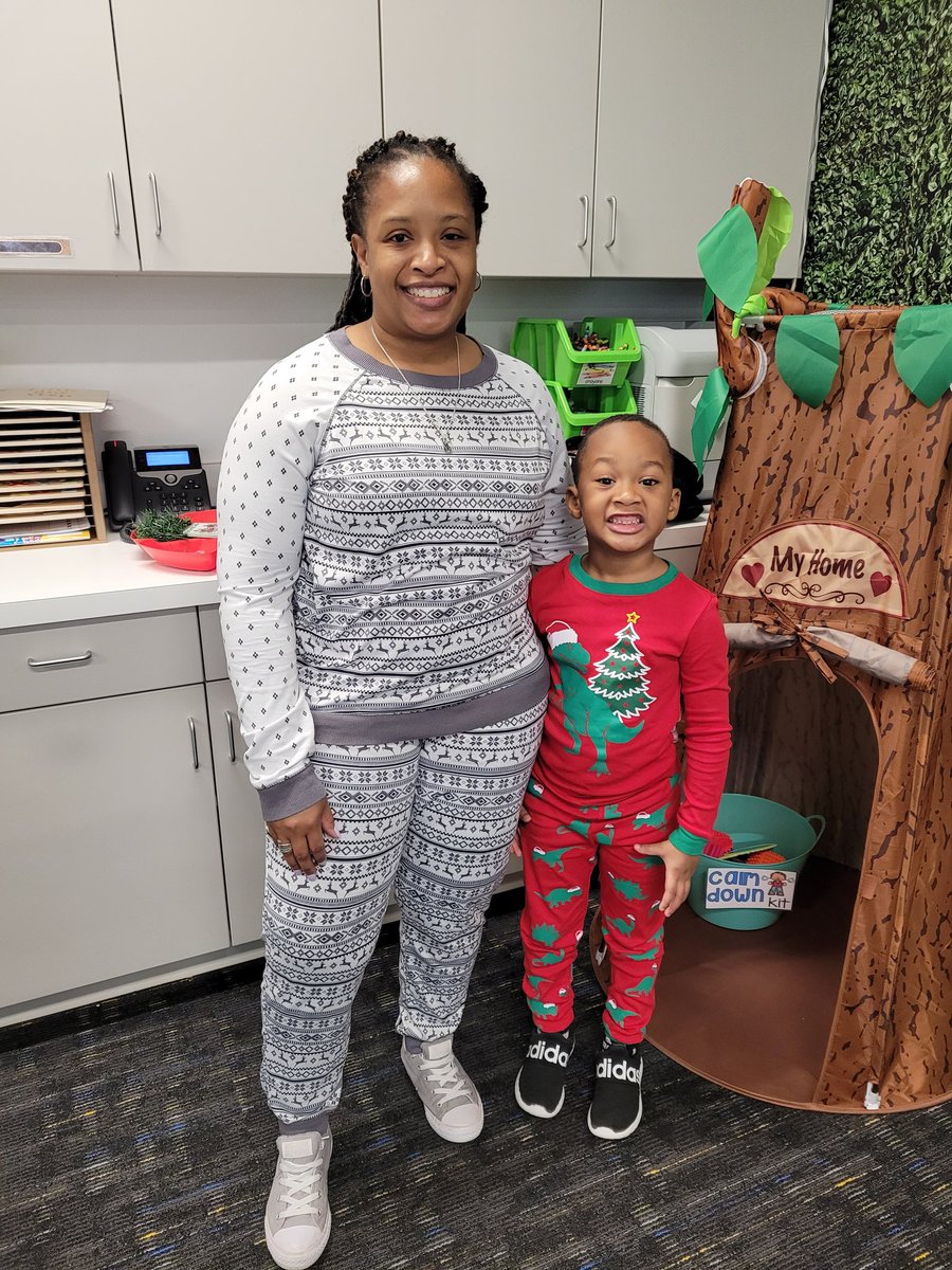 It's #pajamaday and the whole school is watching Polar Express! #CarterLogan #BigBoyHobbs #boymom #teacherlife🍎📚✏️ #IrvinIncredibles #MISDProud