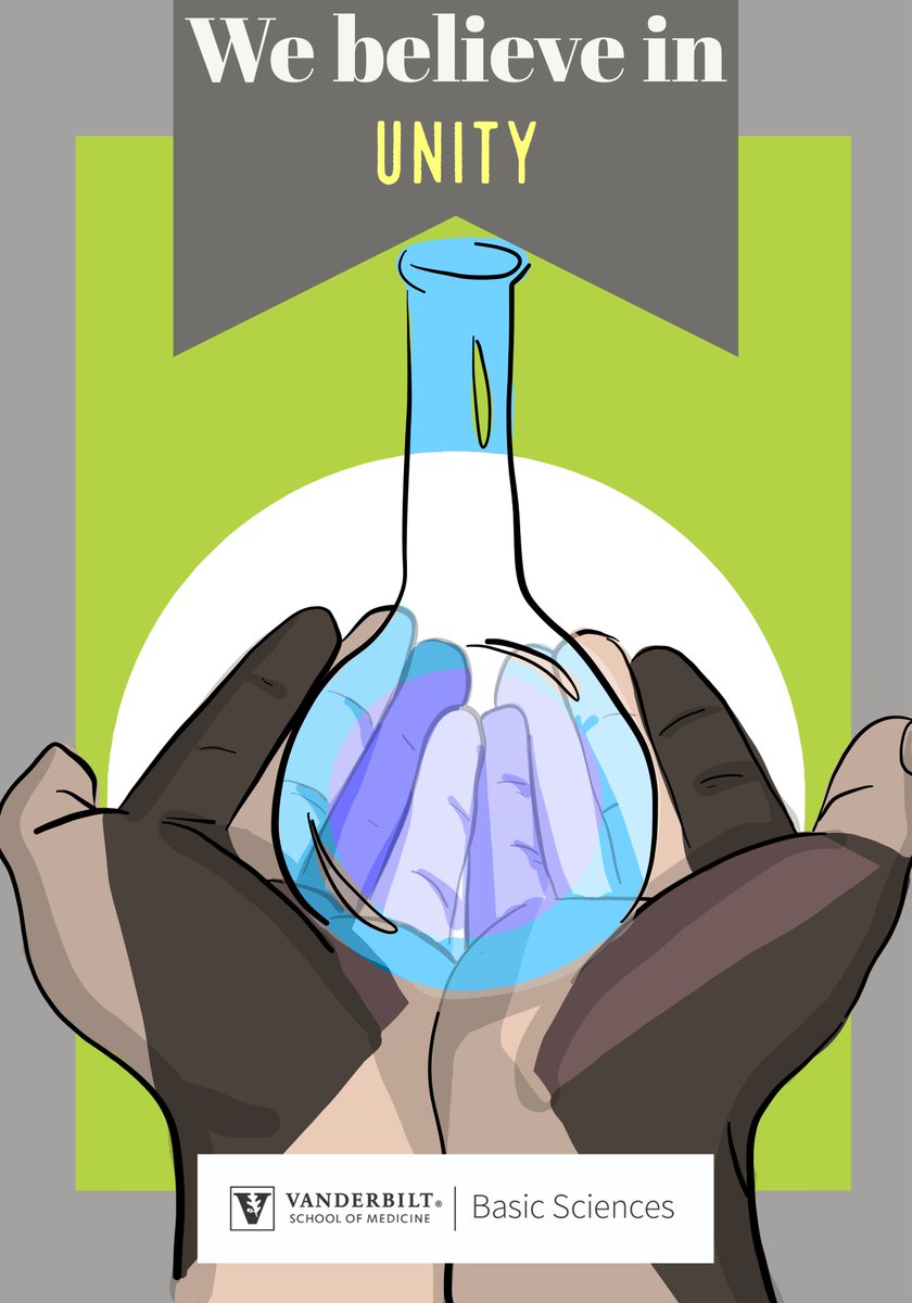 VUBasicSciences's tweet photo. Show your support for unity, equity, diversity, and inclusivity with these posters! Download &amp; print them out for your lab space or use them for your phone's background 😀

https://t.co/qa1Q0dNAV7

🎨 Artist credit goes to @kh_oliver, director of @ArtLab_Vandy https://t.co/TlGvlhRuzf