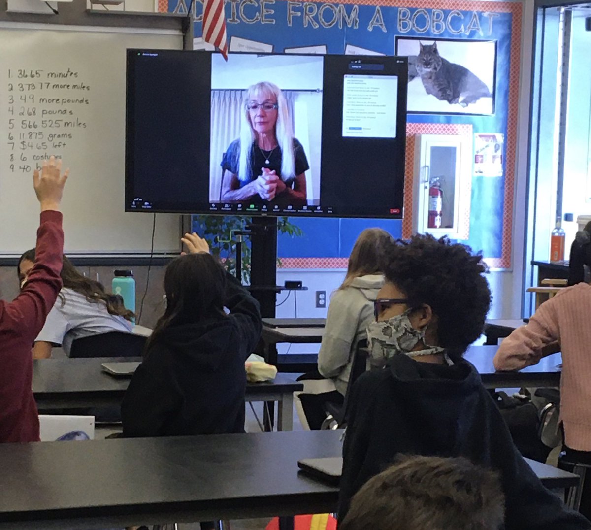 Sixth graders are designing health bars for rescue workers and patients. Today they learned first hand about the metabolic needs of an endurance athlete and can apply what they learned to their designs. Thank you coach Mo! #WeRChilton #rcsdchampions @Amplify