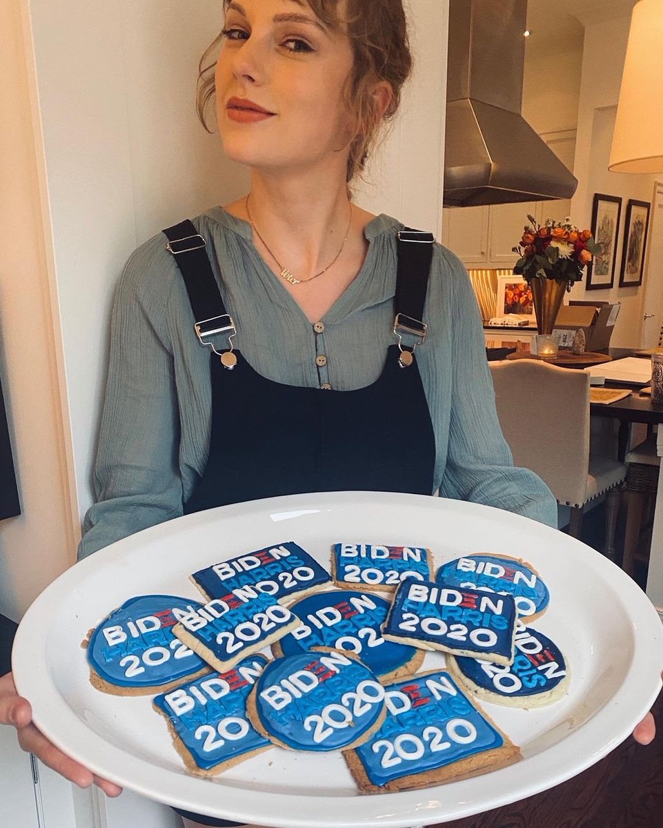 Posting in honor of #NationalCookieDay!! 🍪💙 We know you guys have been baking a lot of #folklore album cookies - let’s see them!!